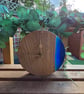 Unique wood and resin clock 