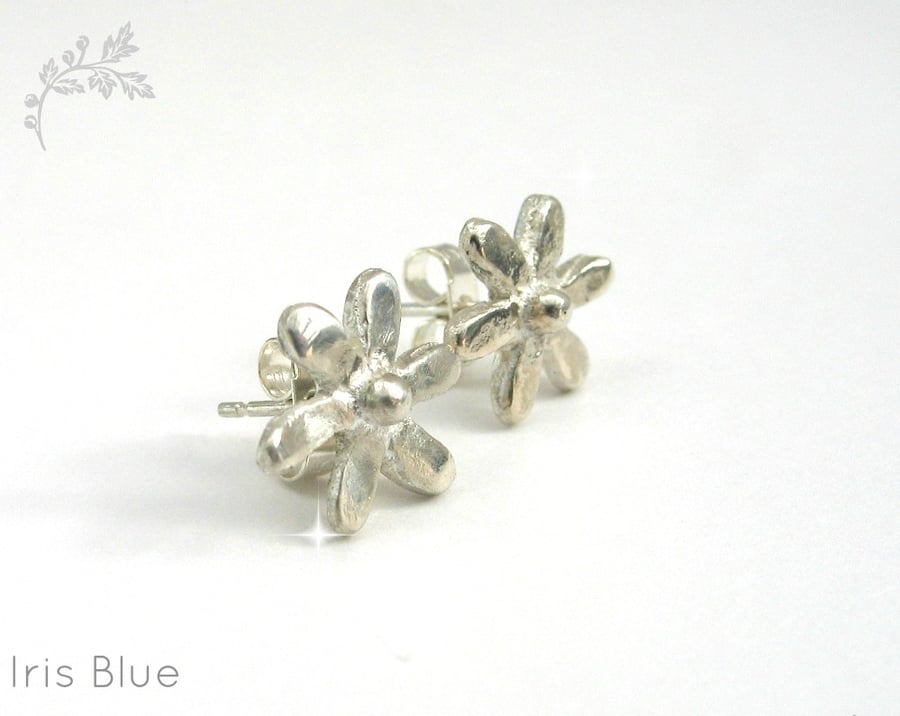 Daisy Silver Earrings
