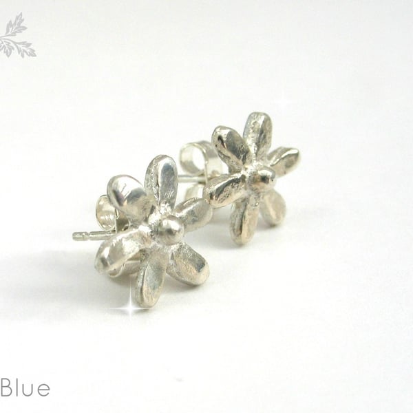 Daisy Silver Earrings