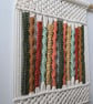 Macrame wall hanging - Autumn coloured Macrame tapestry  - Image 2
