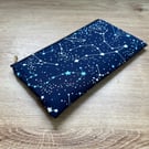 Stars and constellations zipper pouch for storing makeup, pens and pencils, etc