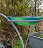 Reverse Scroll Birdbath Stand - Add your own bowl - Birdbath Frame for Glass Art - Image 3