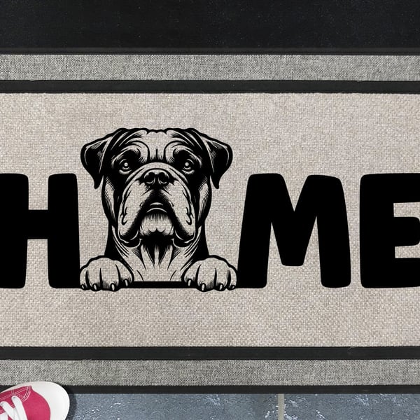 American Bulldog Home Door Mat No.1 - All Weather Doormat - 45x70cm 
