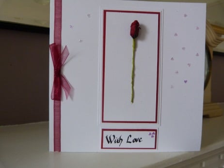 Red Rose Card