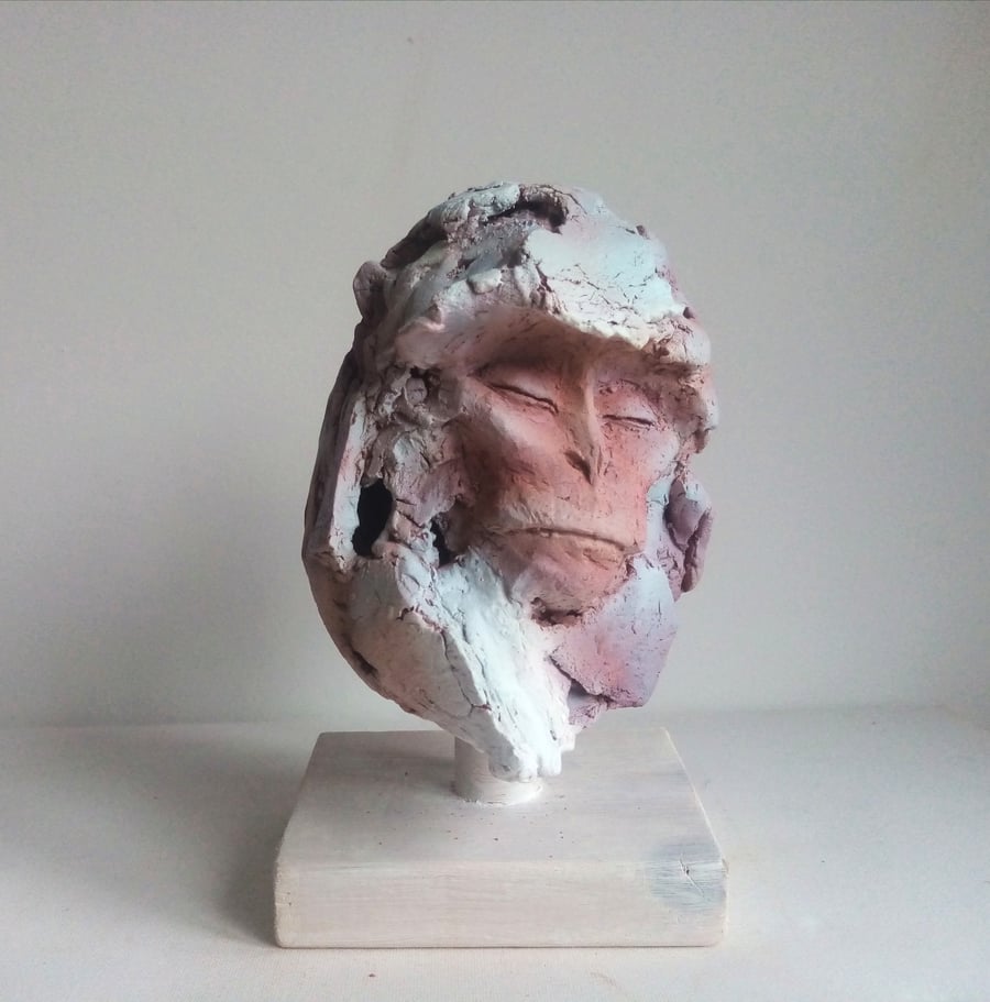 Snow monkey sketch sculpture. 