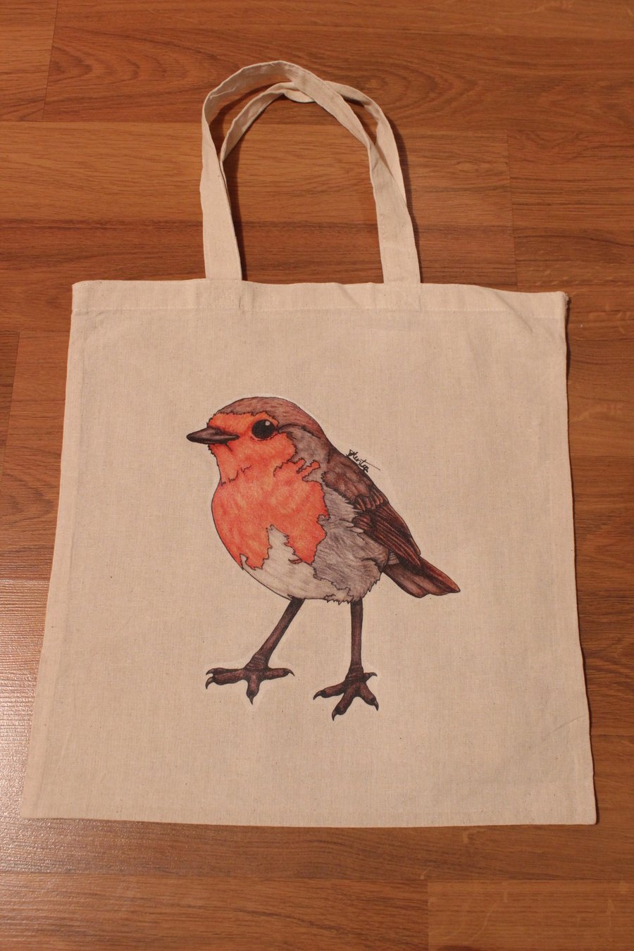 SALE ITEM - Robin Eco Reusable Fabric Shopping Tote Bag