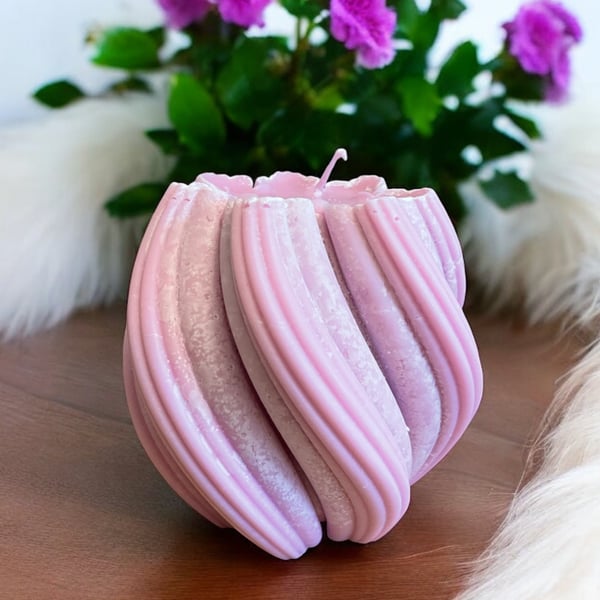 Lavender Scented Soy Wax Candle - 708g pillar Candle