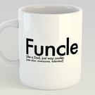 Funny Uncle Funcle Definition Novelty Mug 11oz Gift Box