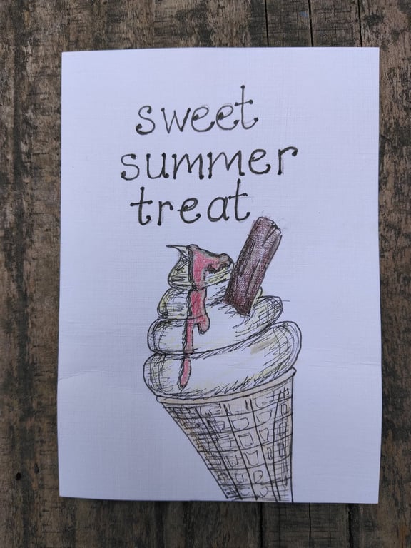 Ice cream picture A6