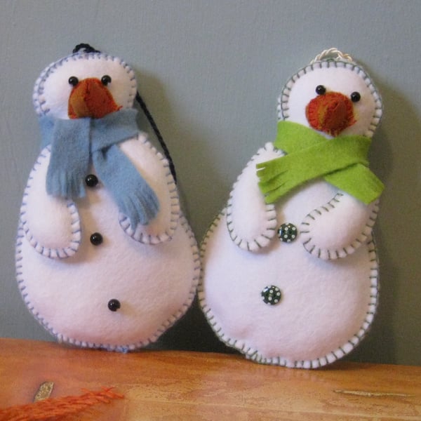 Felt snowman