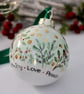 Robin ceramic bauble - Image 2