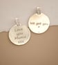 Lion Engraved Sterling Silver Coin Necklace - Image 7