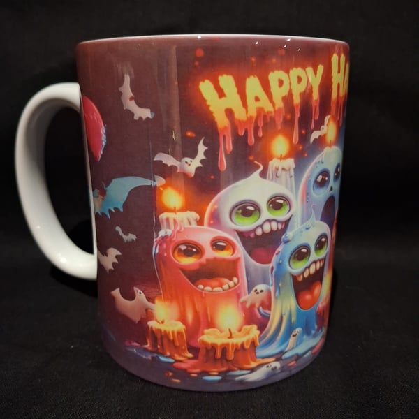 Happy Halloween ghoulish ghouls 11oz mug