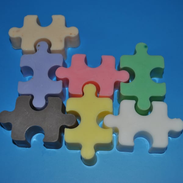 jigsaw puzzle novelty soap X 2