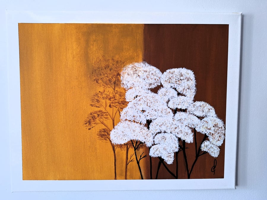 Original Acrylic Painting – Modern Art - Floral Art - Home Decor 