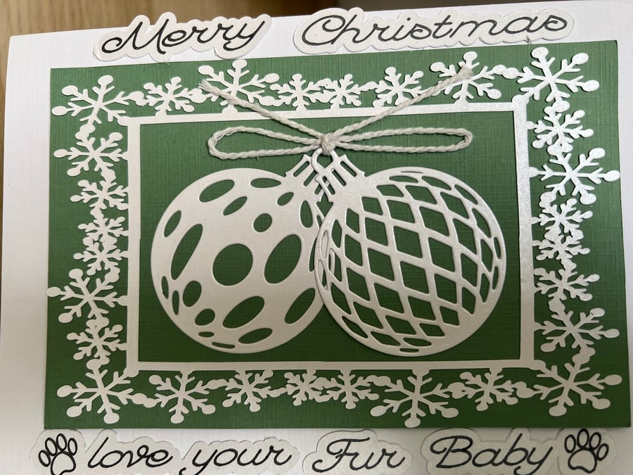 Luxury Christmas Card From Your Fur Baby
