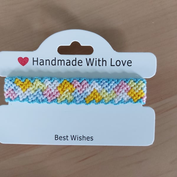 Lemon Sherbet Skies – Handmade Chevron Friendship Bracelet