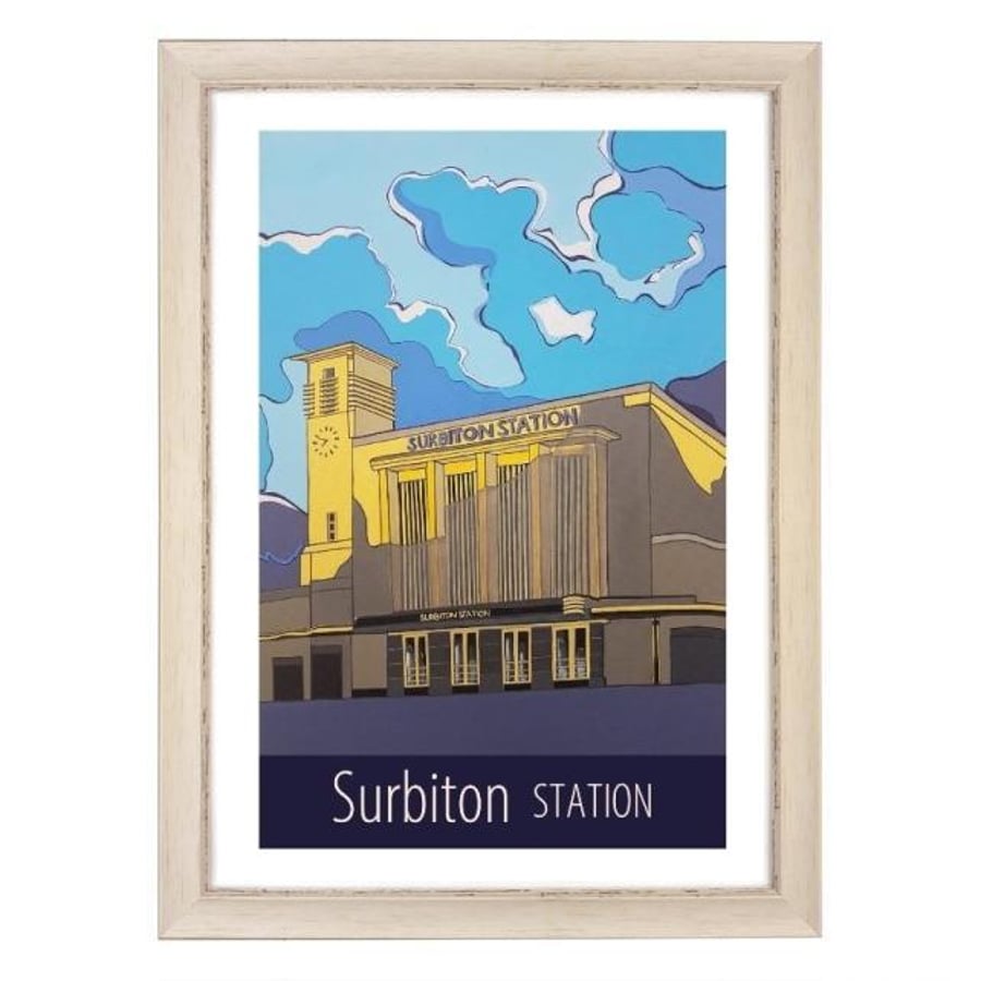 Surbiton Station - White frame