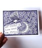 Magpie Moon Card - SALE ITEM READY TO SHIP - Image 2