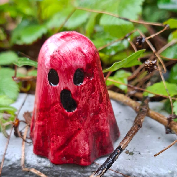 Ghost Ornmanent Ghostie JOEY spooky cute punk emo gothic Valentine Valloween