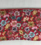 Liberty fabric zip pouch to fit larger phones, floral makeup pouch, pencil case, - Image 9