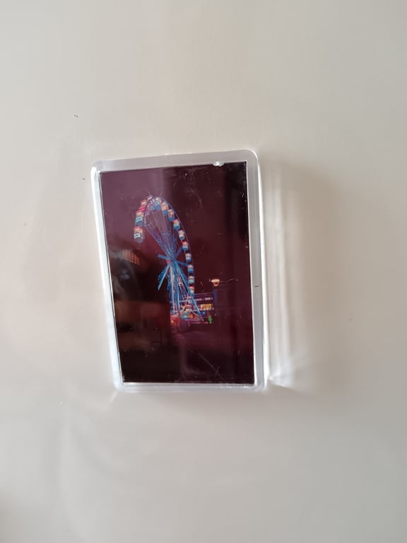 Bristol Ferris Wheel at Night photography fridge magnet 