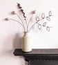 Perfectly Imperfect Ceramic Clover Flowers x 3, Muted Pink Meadow Red Clover - Image 6