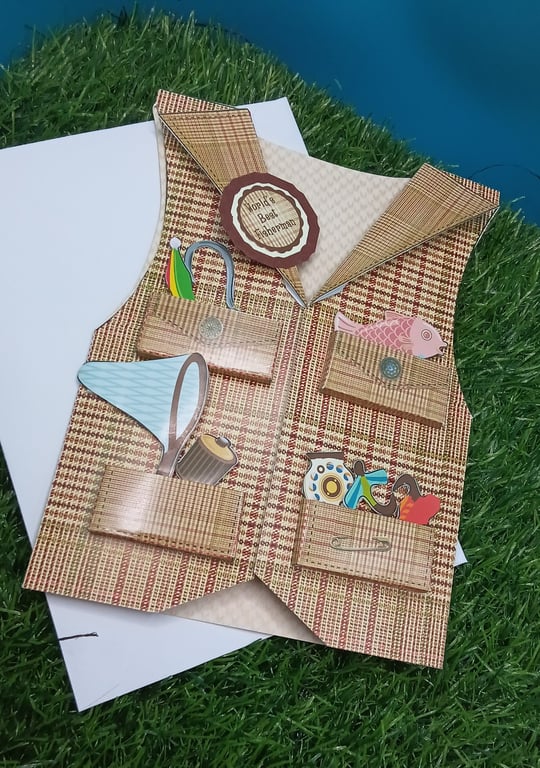 Fathers Day card for fisherman