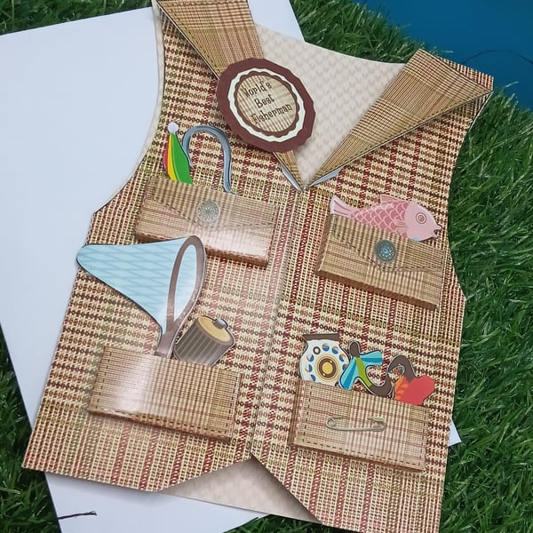 Fathers Day card for fisherman
