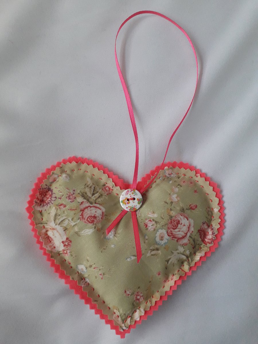 Pretty lavender filled heart