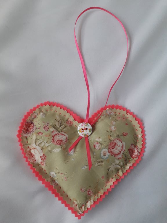 Pretty lavender filled heart