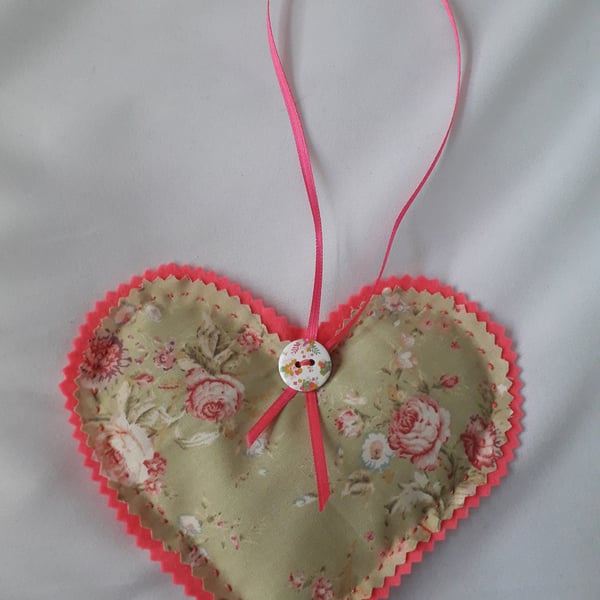 Pretty lavender filled heart