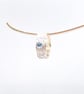 Sky Blue Topaz Stardust Ring Handmade  - Image 1