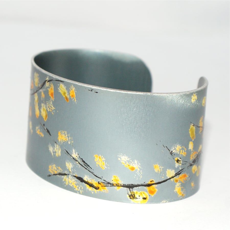 Winter Blossom Cuff - narrow