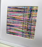 Multicoloured Woven Yarn Art – Handmade Framed Textile Picture - Image 2