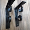 heavy duty shelf brackets...........Wrought Iron (Forged Steel) Custom Made