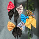 Colour Block Hair Bow - Character Inspired Hair Bow - Hair Accessories