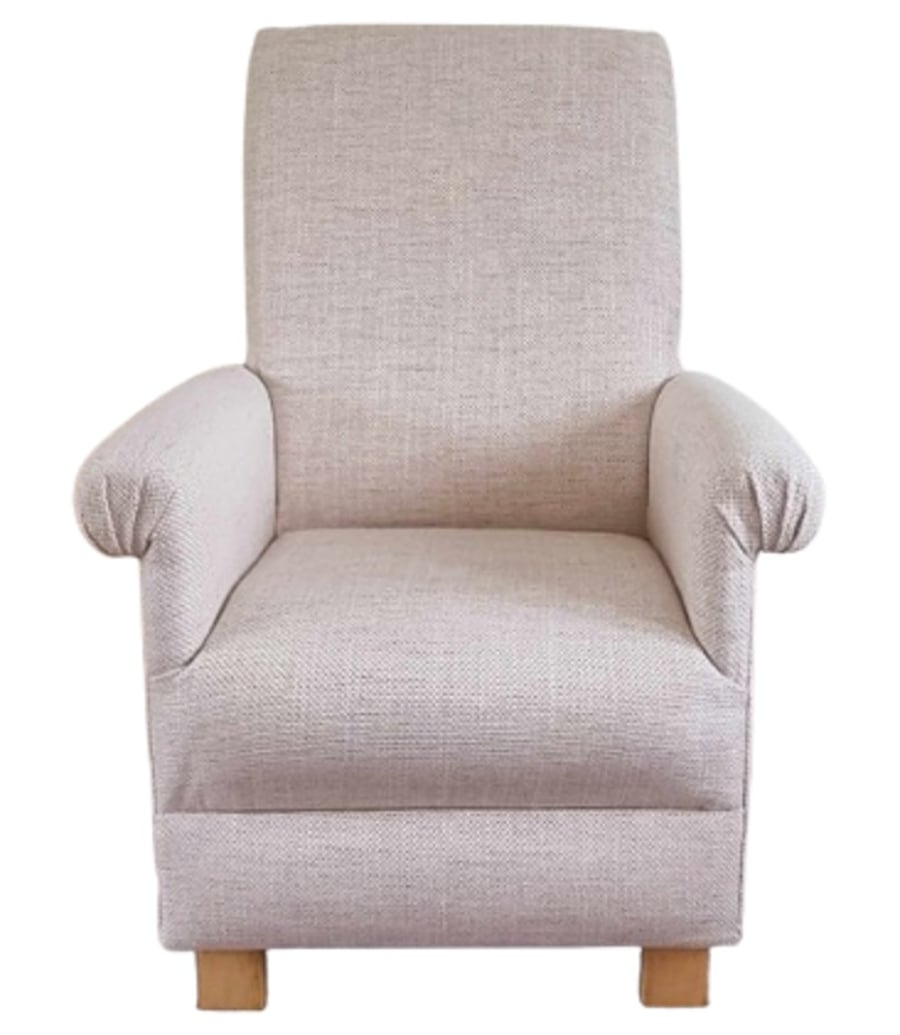 Laura Ashley Dalton Natural Fabric Adult Chair Armchair Cream Small Nursery
