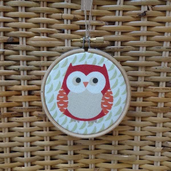 Owl Hanging Hoop