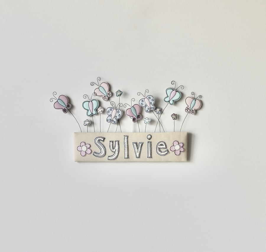 Special Order for Gemma - 'Sylvie' Door Plaque