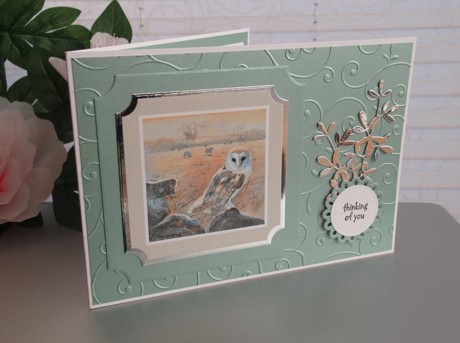 Barn Owl - Thinking Of You Card