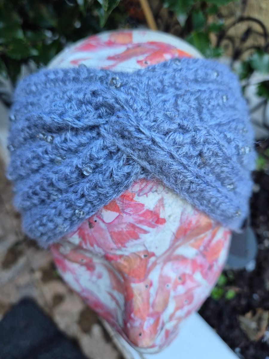 Hand crocheted ear warmer 