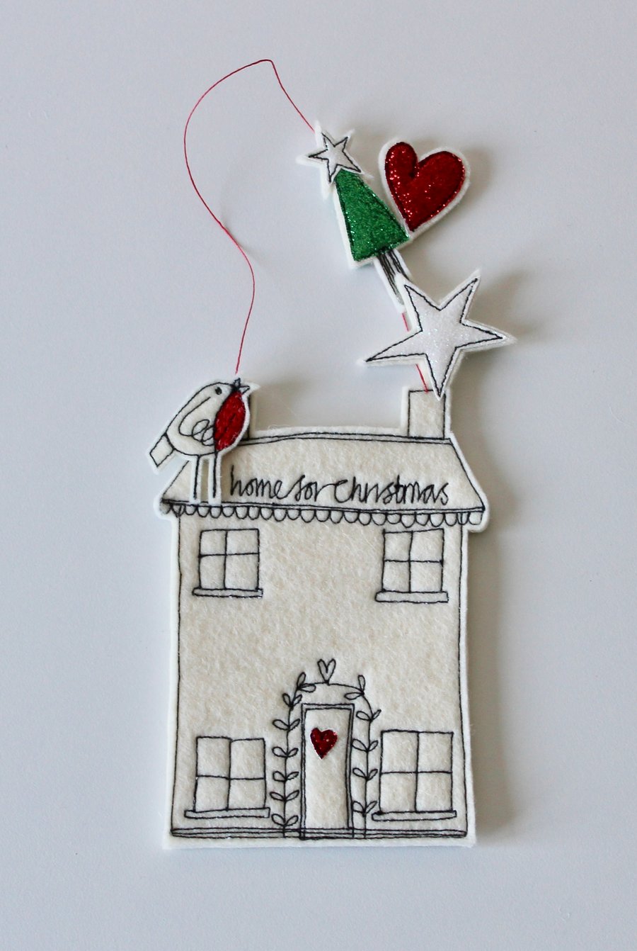 'Home for Christmas' - Hanging Decoration