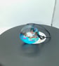 Round crystallised fish pendant necklace - Image 3