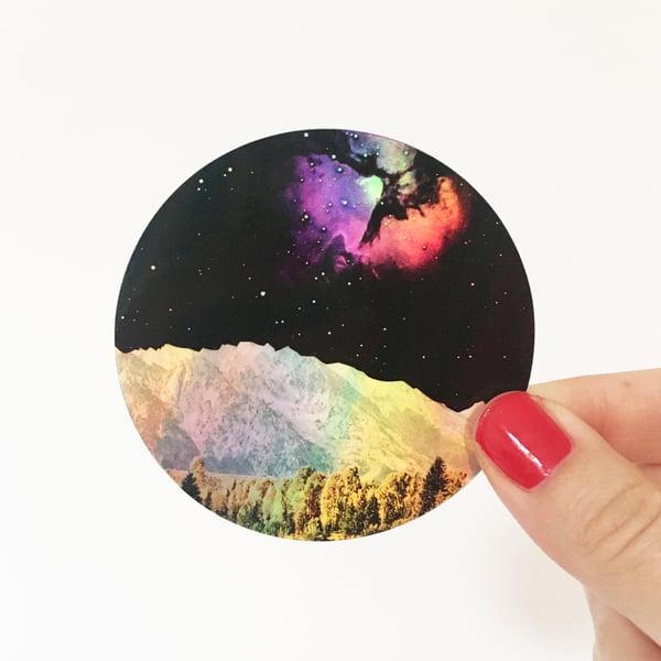 Holographic Space Sticker - Time and Space