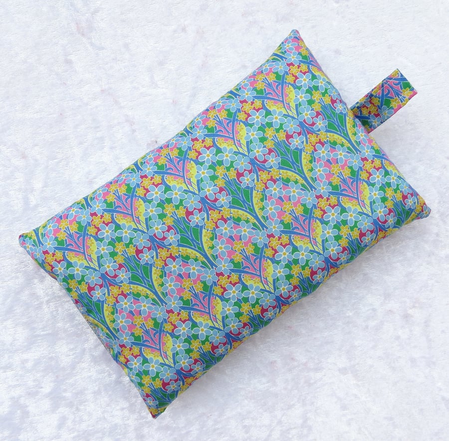 Palm rest, wrist support, made from Liberty Tana Lawn, floral