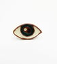 Ceramic eye pin badge, lapel pin, brooch. - Image 3