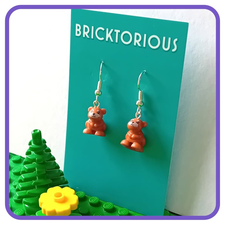Lego Hamster Earrings