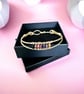 Gold Diamond Cut Crystal Bangle - XL - Gift Boxed - Party  - Image 2