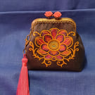 The Gilded Mirage Anemone Coin Purse